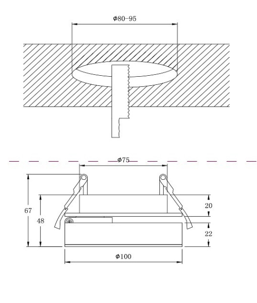 Фото Встраиваемый светильник Maytoni Magic DL2003-L12W4K