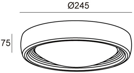 Фото Накладной светильник Deko-Light Canis 731043