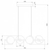 Открыть Подвесная люстра Eurosvet Moity 70149/4 черный/латунь Фото Подвесная люстра Eurosvet Moity 70149/4 черный/латунь