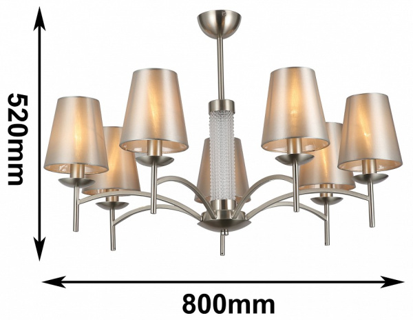 Фото Люстра на штанге F-promo Velum 2906-7P