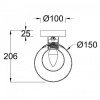 Открыть Накладной светильник Maytoni Basic form MOD521WL-01G1 Фото Накладной светильник Maytoni Basic form MOD521WL-01G1
