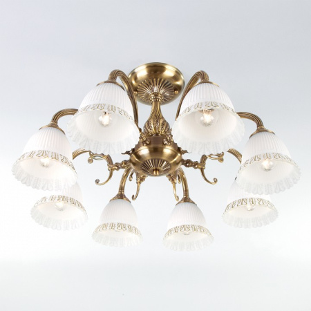 Фото Люстра на штанге Eurosvet Campina 60107/8 античная бронза