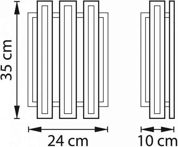 Фото Накладной светильник Lightstar Agave 712622