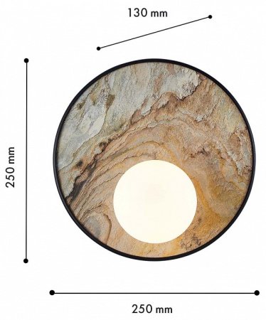 Фото Накладной светильник Favourite Messier 4594-1W