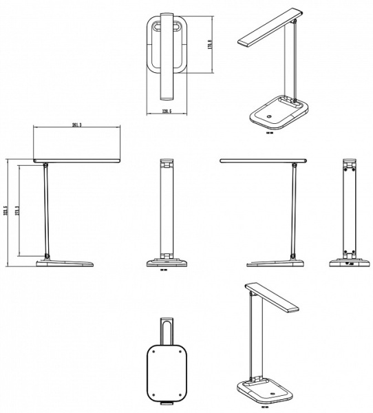 Фото Настольная лампа офисная Arte Lamp London A5124LT-1BK