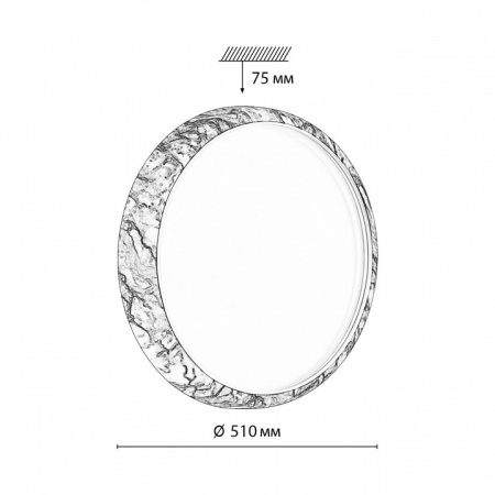Открыть Накладной светильник Sonex Mramo White 7638/EL Фото Накладной светильник Sonex Mramo White 7638/EL