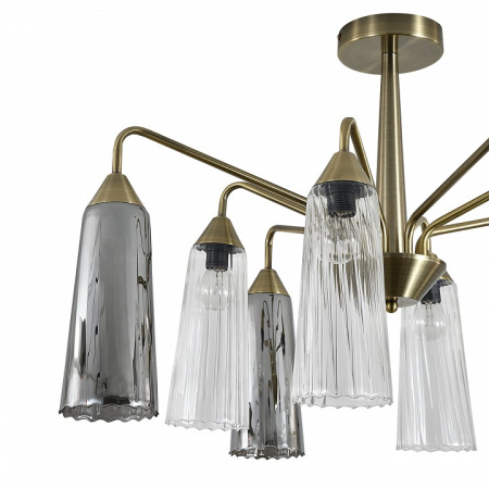 Открыть Люстра на штанге Indigo Campana 13028/8R Brass Фото Люстра на штанге Indigo Campana 13028/8R Brass