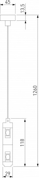 Фото Подвес для трека Elektrostandard Esthetic Magnetic a065440