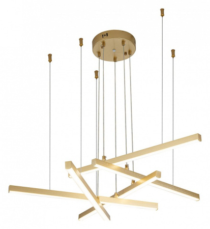 Открыть Подвесная люстра Indigo Paralleli 14017/5P Gold Фото Подвесная люстра Indigo Paralleli 14017/5P Gold