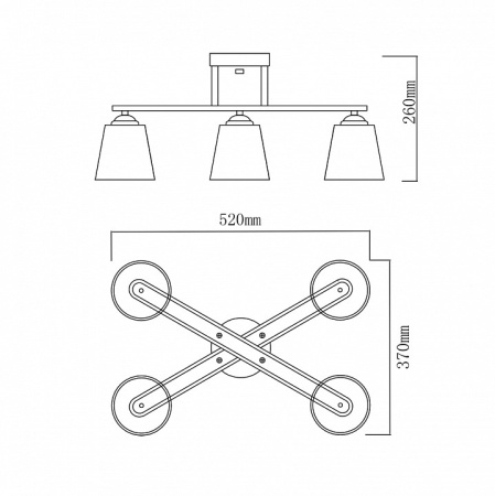 Фото Потолочная люстра Escada Silva 1101/5PL