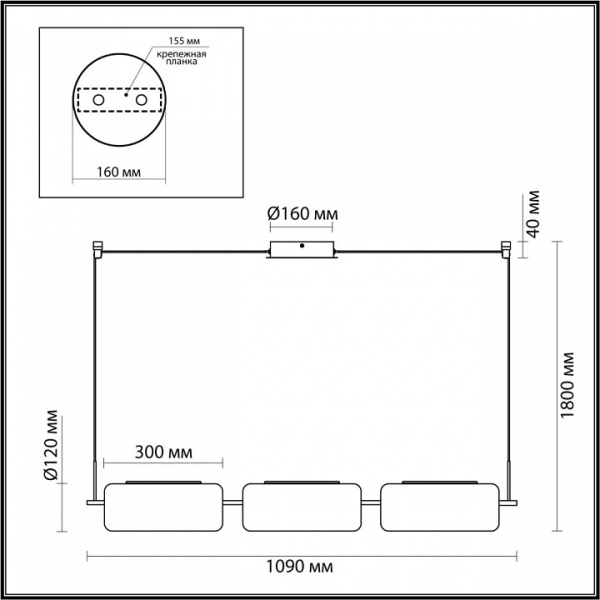 Фото Подвесной светильник Odeon Light Kavia 5003/30L