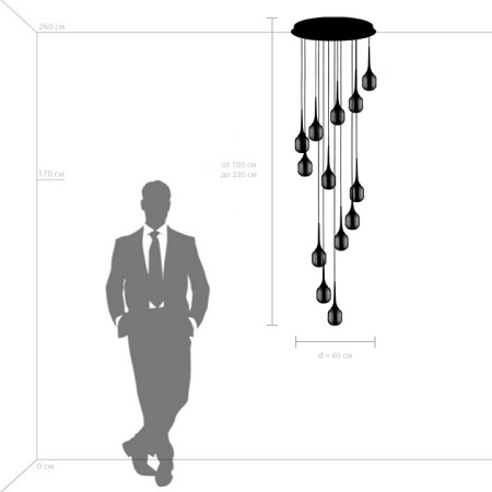 Фото Подвесная люстра Lightstar Acrile 738131