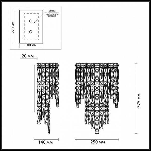 Фото Накладной светильник Odeon Light Rolta 5074/3W