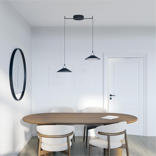 Открыть Накладной светильник Denkirs BELTY FLOW DK5565-BK Фото Накладной светильник Denkirs BELTY FLOW DK5565-BK