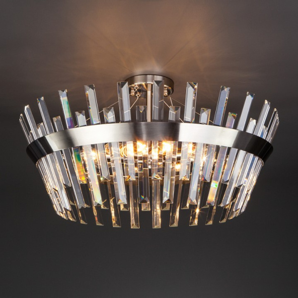 Открыть Светильник на штанге TK Lighting Steccato 10111/8 сатин-никель / прозрачный хрусталь Strotskis Фото Светильник на штанге TK Lighting Steccato 10111/8 сатин-никель / прозрачный хрусталь Strotskis