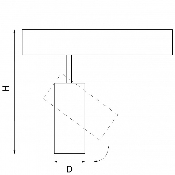 Фото Светильник на штанге Lightstar Teta 205027R