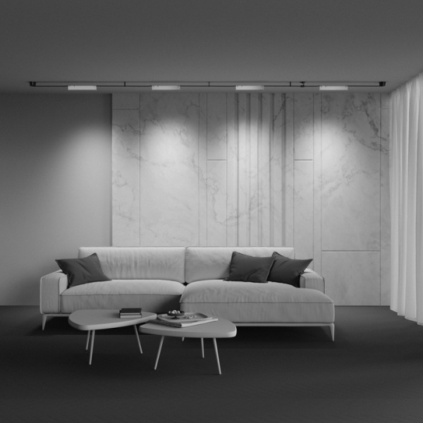 Фото Накладной светильник Maytoni Points TR128B-12W4K-M-W