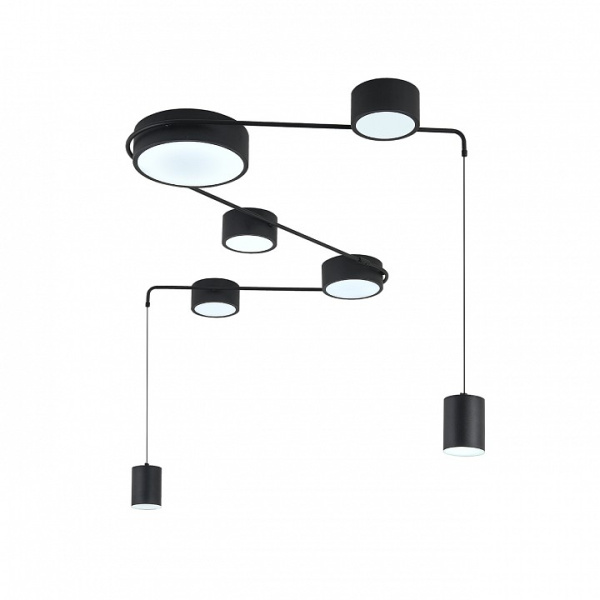 Фото Потолочная люстра Indigo Modulo 14028/7С Black