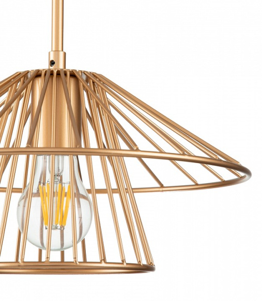 Открыть Подвесной светильник Indigo Strato 10016/1P Gold Фото Подвесной светильник Indigo Strato 10016/1P Gold