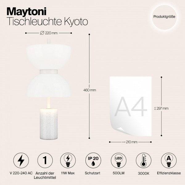 Фото Настольная лампа декоративная Maytoni Memory MOD178TL-L11W3K