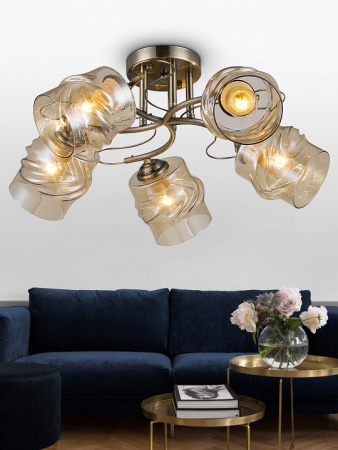 Фото Потолочная люстра Rivoli Carmela Б0052677