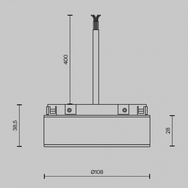 Фото Блок питания Maytoni Power Supply Basity TRA172DR-100W-DS-B