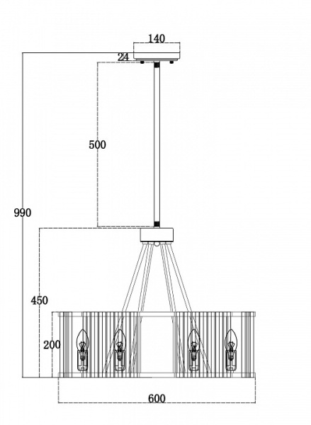 Фото Светильник на штанге Maytoni Solar MOD087PL-06G