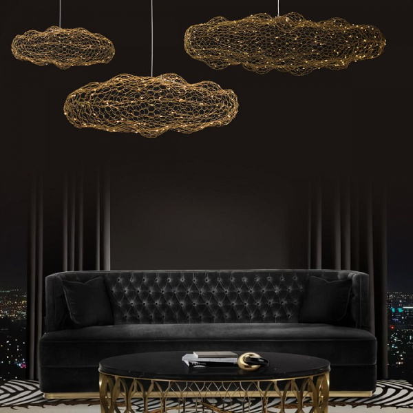 Фото Подвесная люстра Loft it Cloud 10247/1000 Gold
