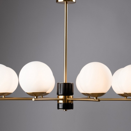 Фото Люстра на штанге Freya Marble FR5230PL-08BS