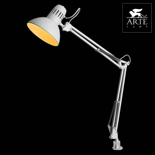 Фото Настольная лампа офисная Arte Lamp Senior A6068LT-1WH