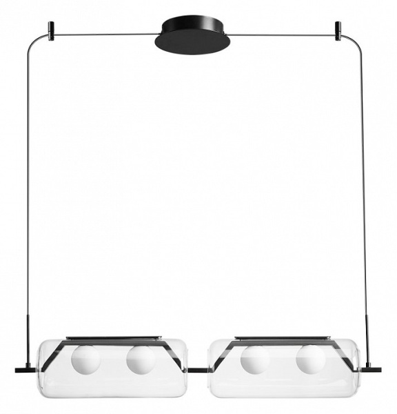 Фото Подвесной светильник Arte Lamp Geneva A2341SP-4BK