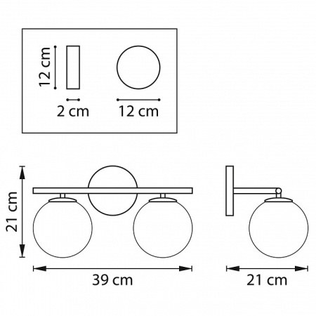 Фото Бра Lightstar Croco 815523