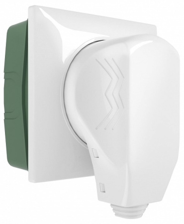 Фото Розетка силовая для электроплиты с вилкой Werkel белый W1189201