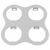 Рамка на 4 светильника Lightstar Domino 214646 Рамка на 4 светильника Lightstar Domino 214646