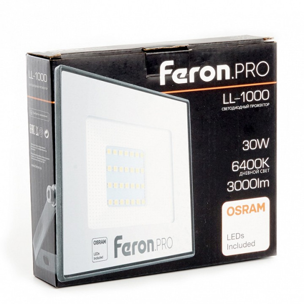 Фото Настенно-потолочный прожектор Feron LL-1000 41539