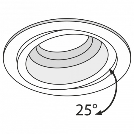 Фото Встраиваемый светильник Maytoni Atom DL025-2-01B