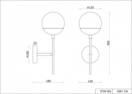Фото Бра F-promo Tufan 3087-1W