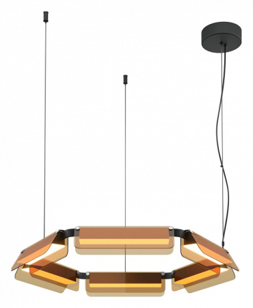 Фото Подвесная люстра Maytoni Flat MOD296PL-L40BC3K