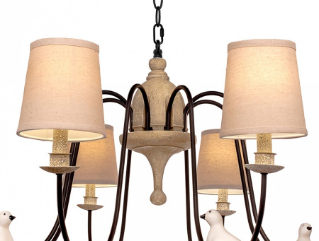 Открыть Подвесная люстра Loft it Birds LOFT1029A-8 Фото Подвесная люстра Loft it Birds LOFT1029A-8
