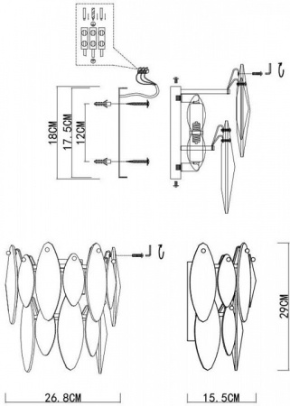 Фото Накладной светильник ST-Luce Ancona SL1227.301.02