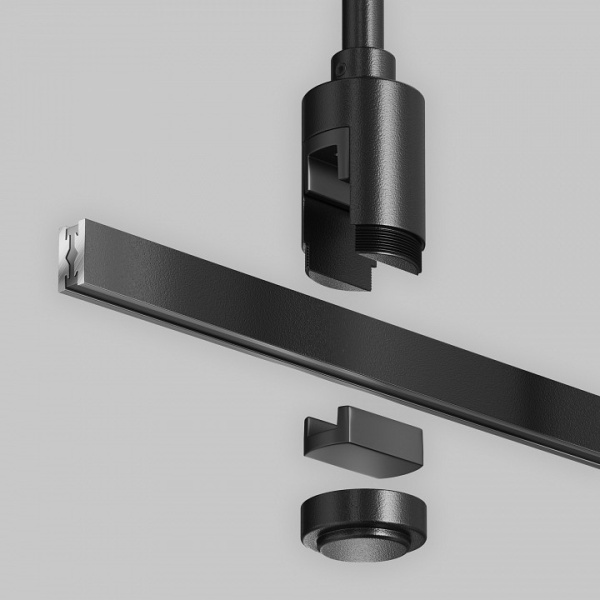 Фото Основание на штанге Maytoni Accessories for tracks Flarity TRA158C-BL1-B