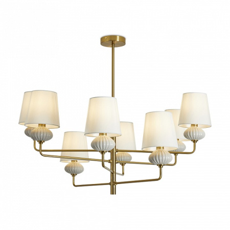 Фото Люстра на штанге Freya Ceramics FR2029PL-08BS