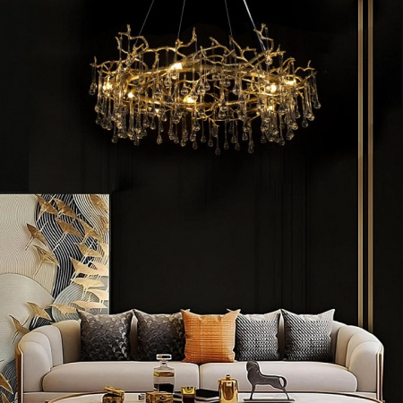 Открыть Подвесная люстра Loft it Bijout 10068/800 GD Фото Подвесная люстра Loft it Bijout 10068/800 GD