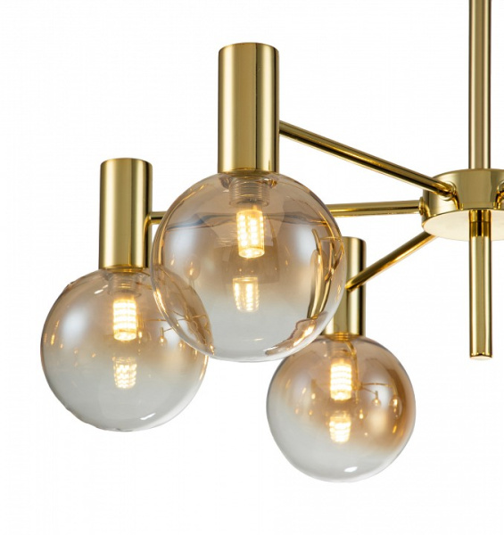 Фото Люстра на штанге Indigo Collana 13015/6R Gold