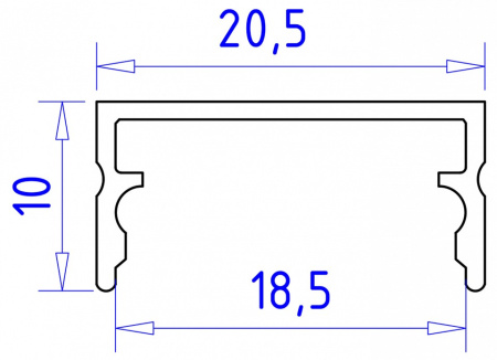 Фото Профиль накладной Ambrella Light GP GP2001AL