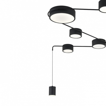 Открыть Потолочная люстра Indigo Modulo 14028/7С Black Фото Потолочная люстра Indigo Modulo 14028/7С Black