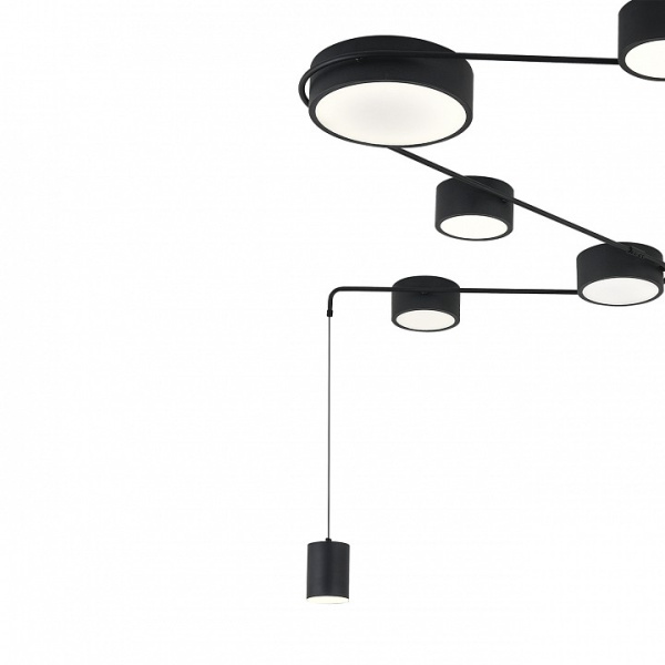 Фото Потолочная люстра Indigo Modulo 14028/7С Black
