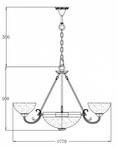 Фото Потолочная люстра Freya Herbert FR2012-PL-06-BZ