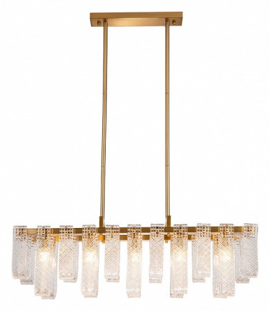Открыть Люстра на штанге Indigo Brina 12027/10PL Brass Фото Люстра на штанге Indigo Brina 12027/10PL Brass