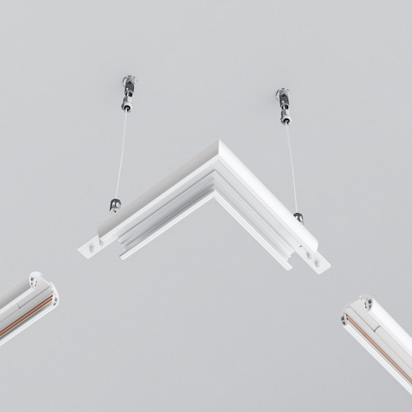 Фото Соединитель угловой L-образный для треков накладных Maytoni Accessories for tracks Exility TRAM034CL-R-41W